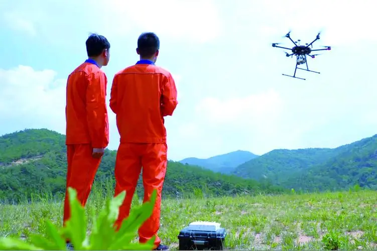 长海无人机倾斜摄影巡检拍摄